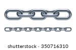 Metal Chain Links Vector...