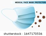 protection medical face mask... | Shutterstock .eps vector #1647170536