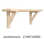 diy wood shelf isolate is on... | Shutterstock . vector #1768710083