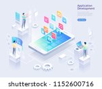 application development vector... | Shutterstock .eps vector #1152600716