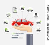 car insurance services.... | Shutterstock .eps vector #450476059