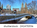 New York City Bow Bridge In The ...