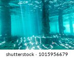 Underwater View Of Under A Pier ...