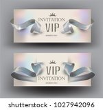 vip invitation elegant cards... | Shutterstock .eps vector #1027942096