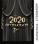 elegant graduation party... | Shutterstock .eps vector #1734069059
