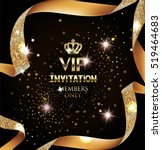 elegant vip invitation card... | Shutterstock .eps vector #519464683