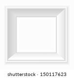 white isolated blank square... | Shutterstock .eps vector #150117623
