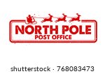 North Pole Post Office Rubber...