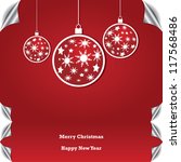 christmas background | Shutterstock .eps vector #117568486