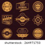 collection of labels. luxury... | Shutterstock .eps vector #264971753