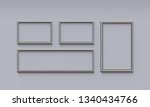 3d illustration of a frame... | Shutterstock . vector #1340434766