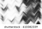 black and white zigzag striped... | Shutterstock . vector #610382339