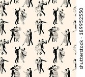 Pattern Of The Vintage Dancing...