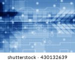 blue futuristic science... | Shutterstock . vector #430132639