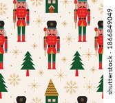 Seamless Christmas Pattern With ...