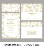wedding invitation collection... | Shutterstock .eps vector #369277109