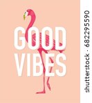 good vibes art design. good... | Shutterstock .eps vector #682295590