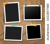 photo frame collection  | Shutterstock . vector #1022857480
