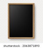 wooden frame and isolated... | Shutterstock .eps vector #2063871893