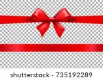 Frame Of Red Bows Free Stock Photo - Public Domain Pictures
