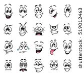 Cartoon Faces Expressions...