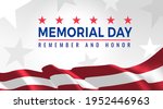 memorial day   remember and... | Shutterstock .eps vector #1952446963