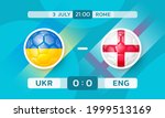 ukraine vs england match.... | Shutterstock .eps vector #1999513169
