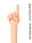 Pointing Hand Gesture. Index...