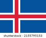 iceland flag. the official... | Shutterstock .eps vector #2155795153