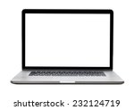 Laptop with blank screen...