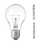 Light bulb  isolated  realistic ...