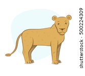 Female Lion Illustration