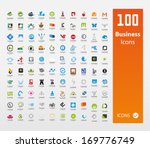 usable  business logo set   set ... | Shutterstock .eps vector #169776749