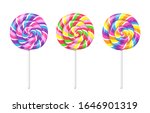 Lollipop With Spiral Rainbow...