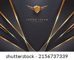 black and gold abstract luxury... | Shutterstock .eps vector #2156737339