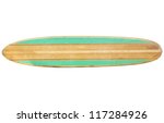 Vintage 60's Surfboard Isolated ...