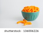 Cheese Sticks In A Green Bowl...