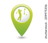Green Map Pointer With Golf...