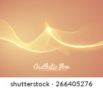 abstract flame vector mesh... | Shutterstock .eps vector #266405276