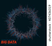 big data visualization.... | Shutterstock .eps vector #407436319