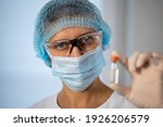 medical doctor woman in special ... | Shutterstock . vector #1926206579
