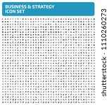 business and strategy vector... | Shutterstock .eps vector #1110260273