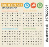  big icon set clean vector | Shutterstock .eps vector #547820029