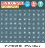 big icon set clean vector | Shutterstock .eps vector #590248619