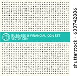 business and finance icon set... | Shutterstock .eps vector #633742886