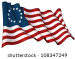 usa betsy ross flag | Shutterstock . vector #108347249