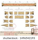diy kit for papyrus tittle... | Shutterstock .eps vector #1496542193