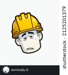 icon of a construction worker... | Shutterstock .eps vector #2125201379