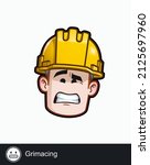 icon of a construction worker... | Shutterstock .eps vector #2125697960