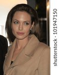 Small photo of LOS ANGELES - NOV 5: Angelina Jolie at the Beowulf premiere on November 5, 2007 in Westwood, California